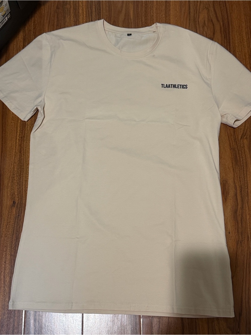 TLAATHLETICS Men's Short Sleeve Crew Tee in Cream